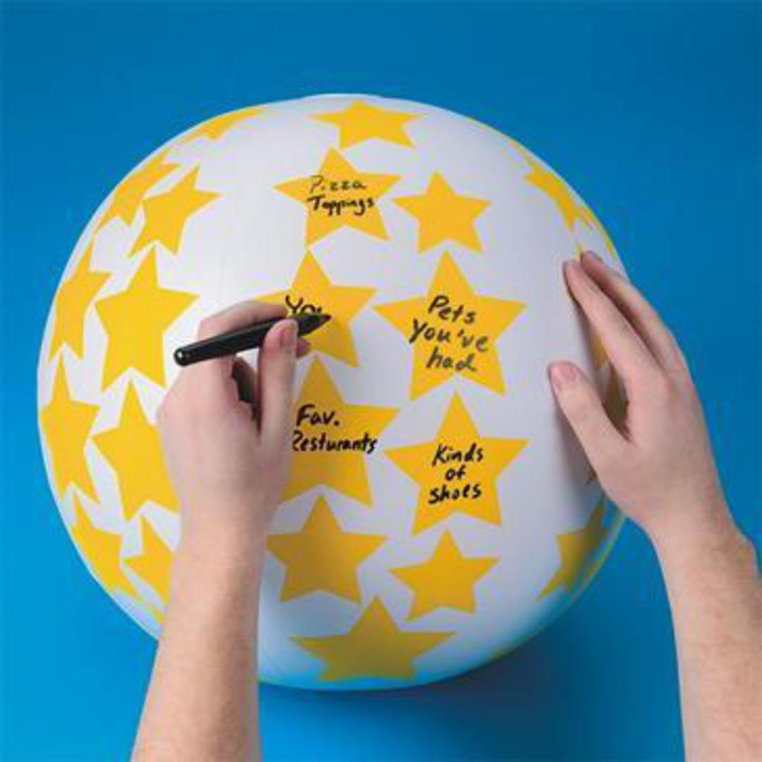 Create Your Own Toss 'n Talk-About® Ball image 0